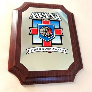 Vintage 2000's Awana's Third Book Award Trophy with Original Box